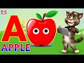 Phonics Song 2 with TWO Words in 3D - A For Apple🍎🍏- ABC Alphabet Songs with Sounds for Children's