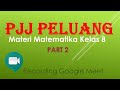 PJJ Peluang Matematika Kelas 8 part 2 (recording google meet)