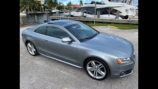 FOR SALE 2010 AUDI S5 - 6 SPEED MANUAL - 86K MILES - CALL 754-422-5284 - WWW.EXCEEDAUTOBROKERS.COM
