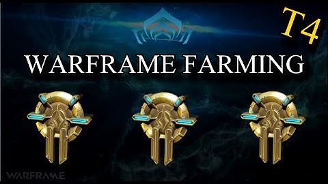 Warframe Farming - Tower 4 Void Keys (Pre-Specters Of The Rail)