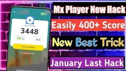 New Mx Player Hack Trick __ How MX player all unlimited 400+400 To Make 400 Score Trick __ New Hack