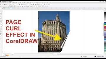 CorelDRAW Tutorial | Page Curl Effect in CorelDRAW
