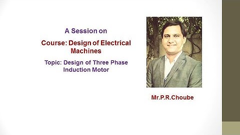 Design of Three Phase Induction Motor Part-2