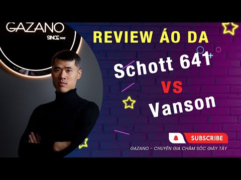 Video Review Áo da made in usa Schott 641 cổ trụ và áo da... - youtube