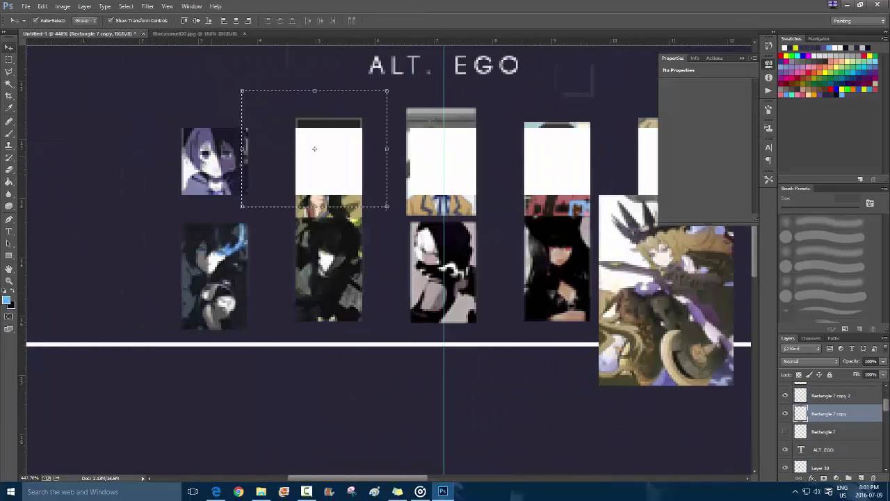 mal profile layouts