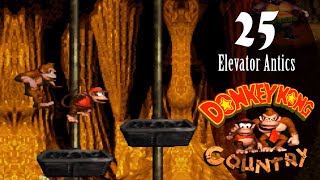 Kemkroc Industries Inc. - Elevator Antics | DONKEY KONG COUNTRY First Time Walkthrough Gameplay 🤫
