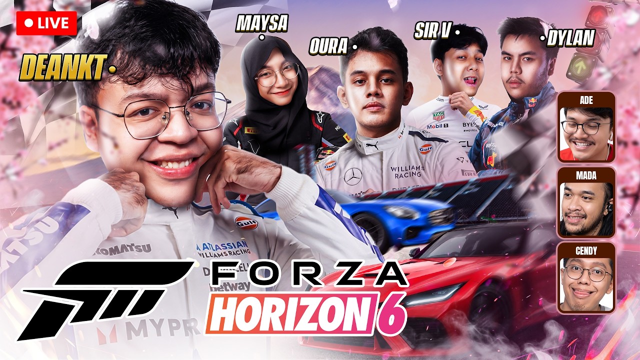 P BALAP DOMINIC D IS BACK WITH TEMAN2 STREAMERS - FORZA 6 - YouTube