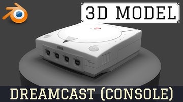 Dreamcast Console - Render Preview