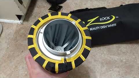 How To Adorama Glow EZ-Lock Beauty Dish/Softbox - Alienbees, Digibee Balcar Speedring Fotodiox