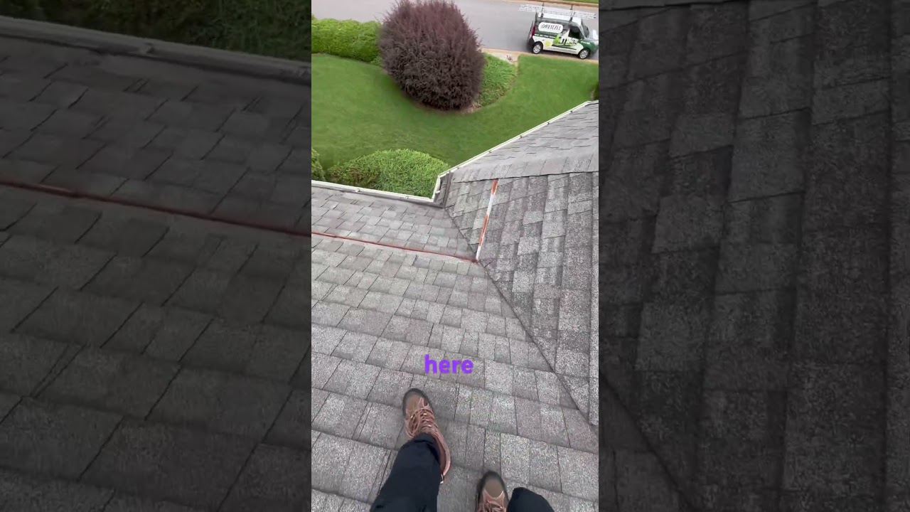 That’s a lot of granules. This roof is toast! 