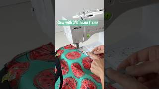 Easiest Reusable Bag Tutorial 👆🏼with French Seams 🧵