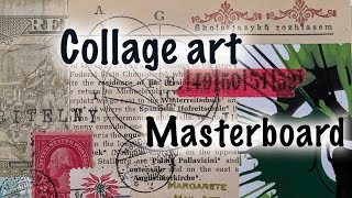 How to make a collage-art masterboard ♖ Make a master board