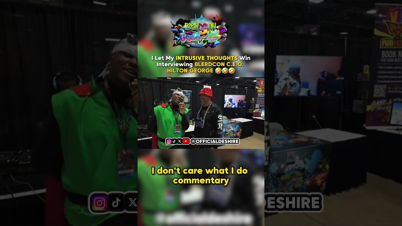 I Let My Intrusive Thoughts Win Interviewing Blerdcon C.E.O. Hilton George (Awesomecon 2025)