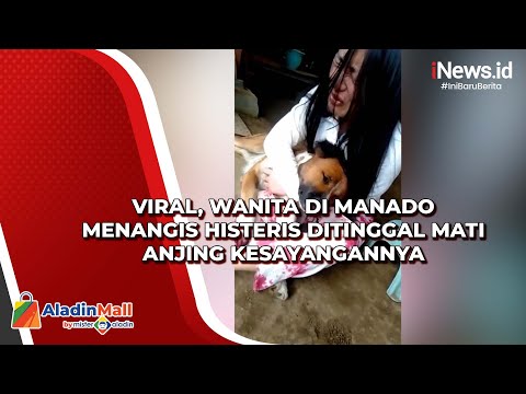 Viral, Wanita di Manado Menangis Histeris Ditinggal Mati Anjing Kesayangannya