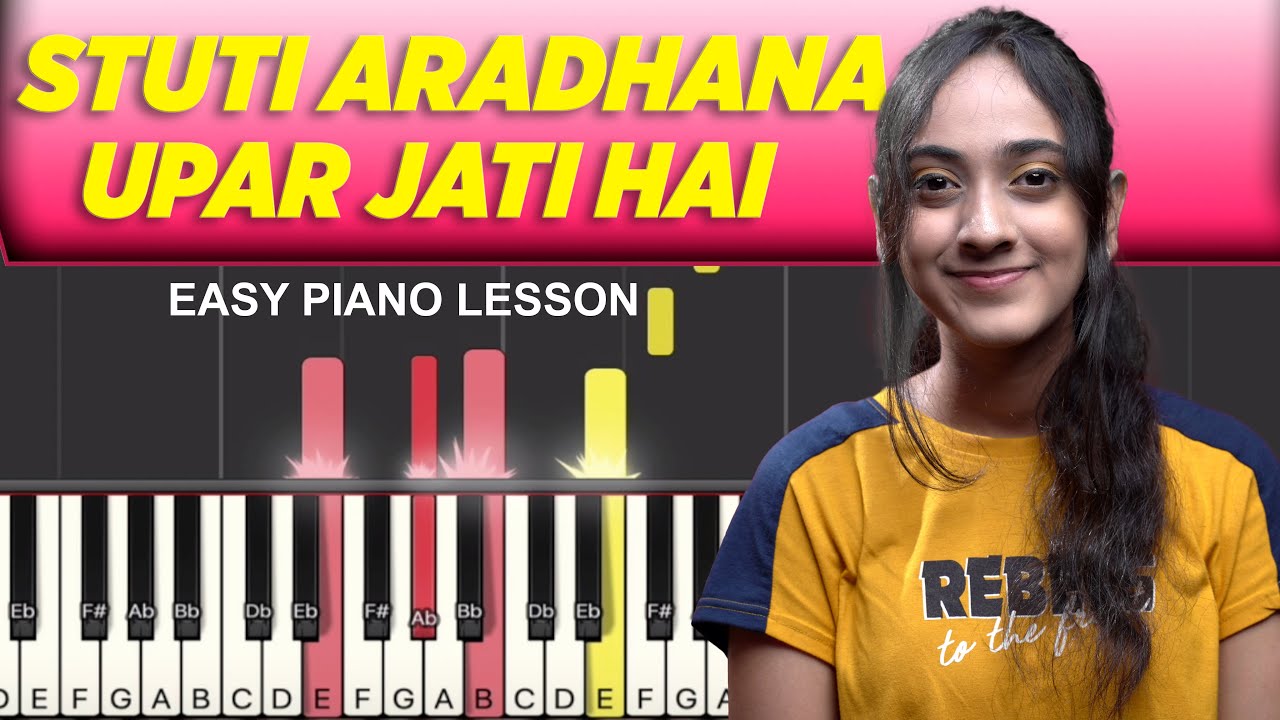 Stuti Aradhana Upar Jaati Hai - Easy Piano Chords & Notes Chart for Praise & Worship - Yeshu Ke Geet
