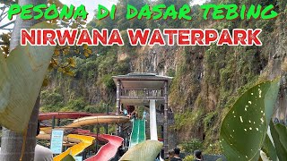 THE CHARM OF A WATERPARK AT THE BASE OF A CLIFF #waterpark #waterboom