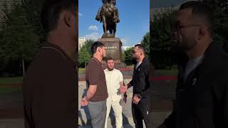Даурен Ермеков лицом к лицу Фаридун Одилов.
