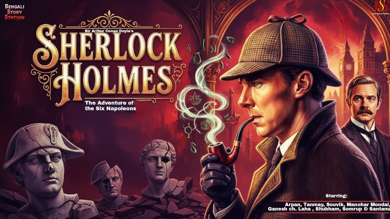 Sherlock Holmes । The Adventure of Six Nepoleons । Sir Aurthor Konan Doyal ।। Bengali Story Station