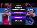 Tereza Martincova vs. Garbiñe Muguruza  | 2021 Moscow Round of 16 | WTA Match Highlights