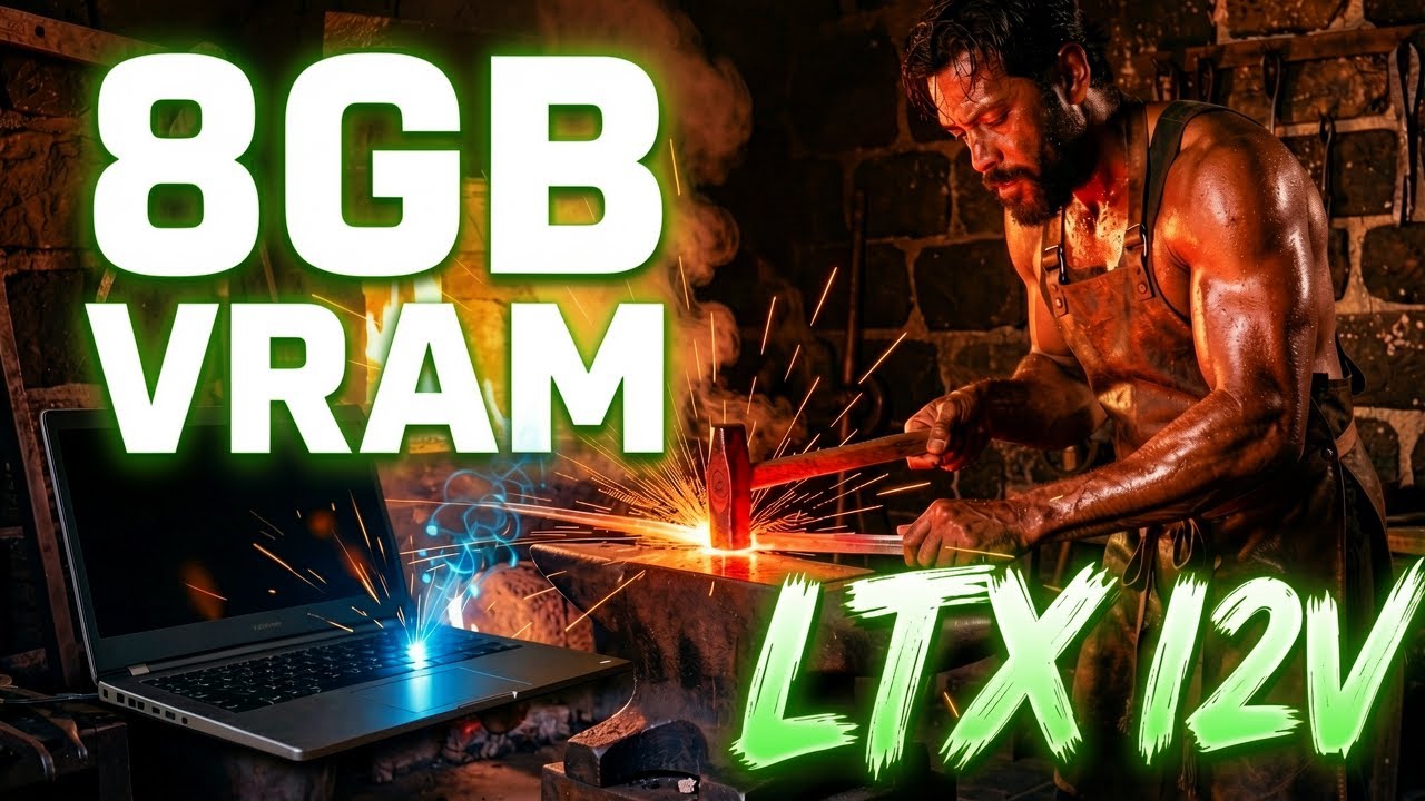 LTX 2 on 8GB? Image to Video ComfyUI Workflow - YouTube
