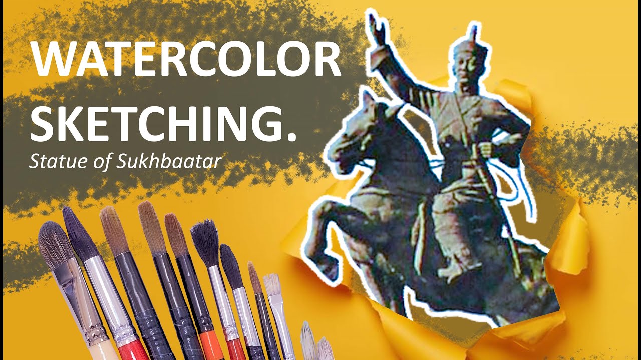 Usan budagiin sudalbar zurag. Sukhbaatariin khushuu. /Усан будгийн судалбар зураг/