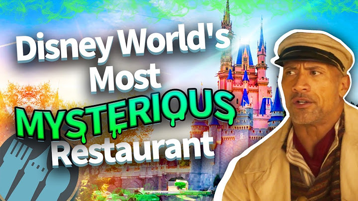 Disney World's Most MYSTERIOUS Restaurant -- Jungle Navigation Co. LTD Skipper Canteen