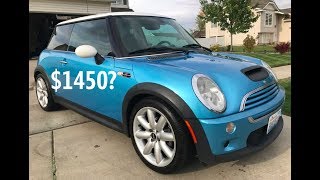 Ride along and review of the CHEAPEST Mini Cooper S in the USA