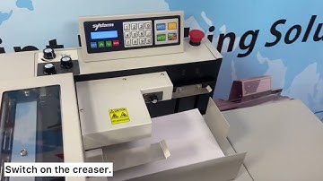 Sysform CP331B Top Suction Feed Digital Creaser