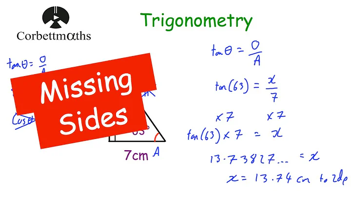 Trigonometry Missing Sides - Corbettmaths