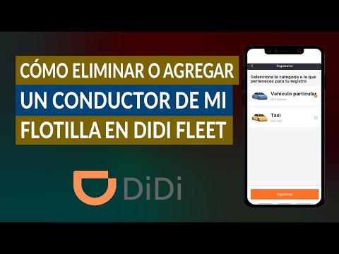 Cómo Agregar o Eliminar un Conductor de mi Flotilla en la App DIDI Fleet - Fácilmente