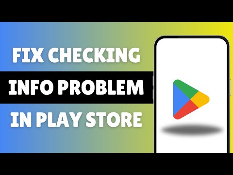 How To Fix Checking Info Problem In Play Store | Checking info Loop Android