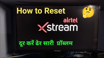 How to reset airtel xstream box | Airtel stream box reset