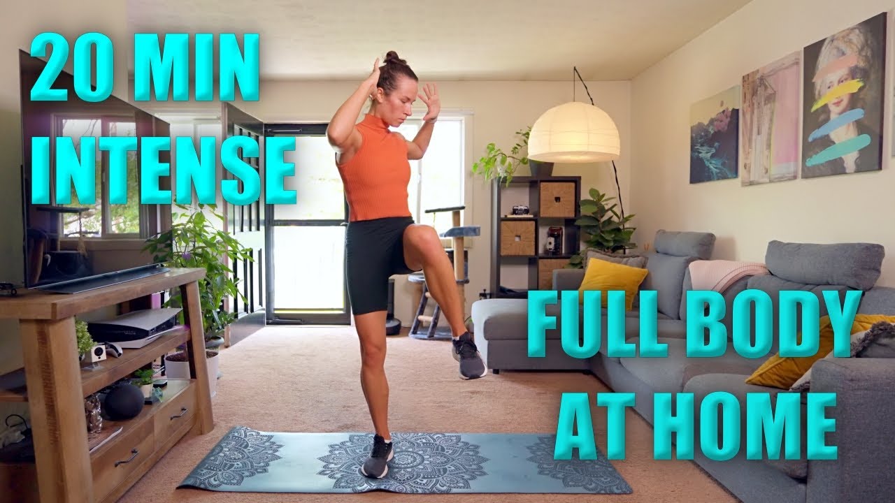 20 MIN INTENSE FULL BODY WORKOUT | At Home, No Equipment - YouTube