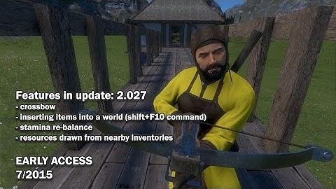 Medieval Engineers - Update 02.027: Crossbow