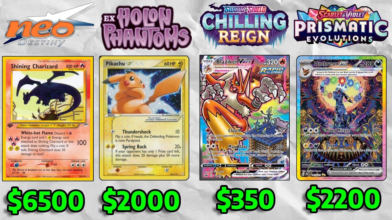 САМАЯ ДОРОГАЯ карта покемонов из КАЖДОГО набора
