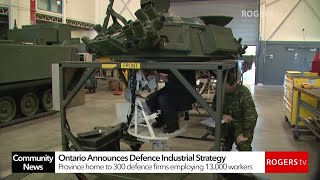 Premier announces Defence Industry Strategy | Rogers tv
