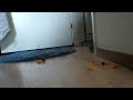 Lego car crash slowmotion