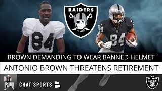 Raiders superstar wide receiver antonio brown, who the oakland
acquired via trade from pittsburgh steelers, is reportedly refusing to
play footba...