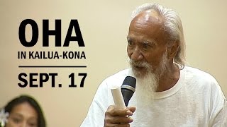 OHA in Kona: Abel Simeona Lui speaks