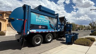 Republic Services Las Vegas Ray Finishing Trash in The Burnt 1693