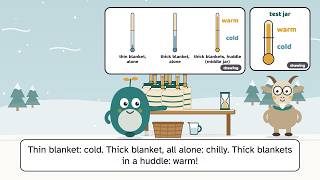 How Do Penguins Stay Warm? | Feathers, Huddles and a Jar Test for Kids screenshot 5