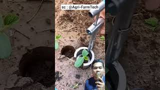 Efficient Tool For Transplanting Seedlings