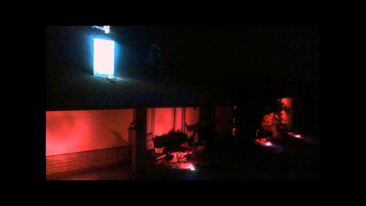 2014 Halloween Light Display - Tenacious D (The Final Showdown) - YouTube