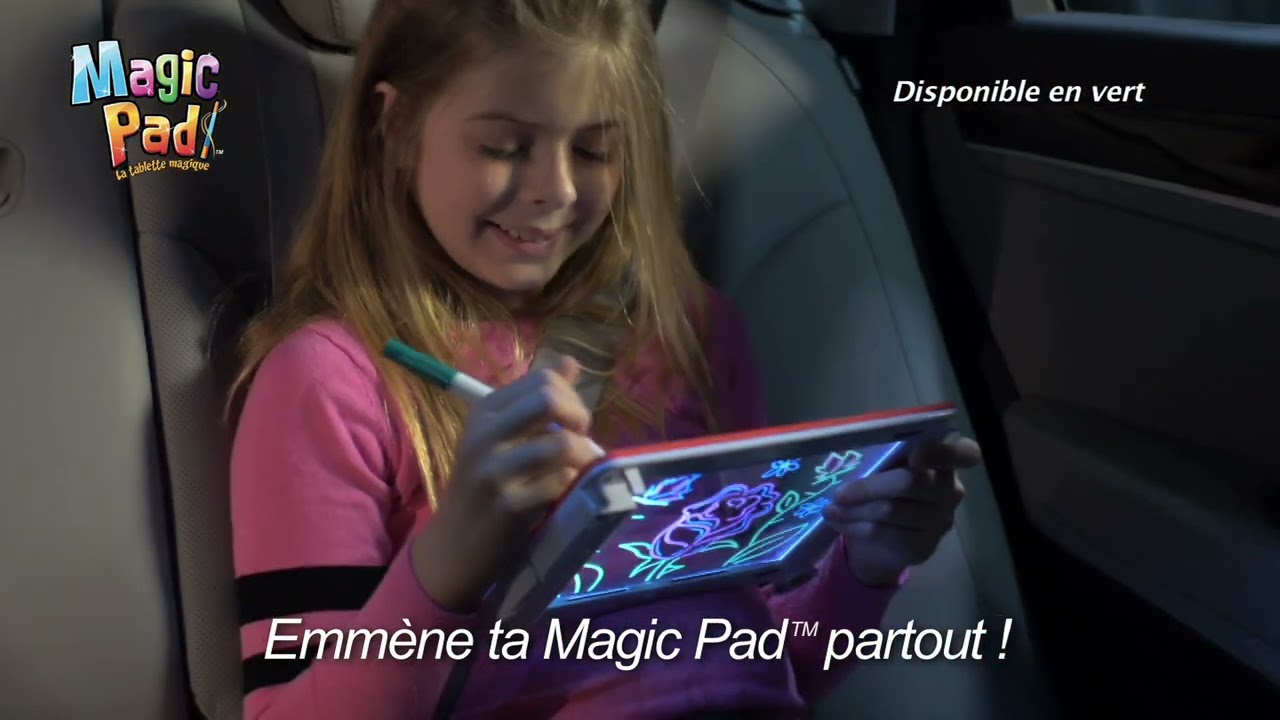 Ardoise magique Magic Pad Gulli pour créer des dessins lumineux 