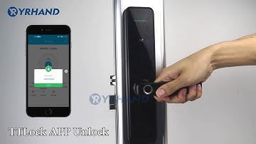 X3 Bluetooth Fingerprint Door Lock Support TTlock/Alexa/Google home/Smart Watch