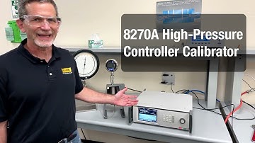 8270A high pressure controller/calibrator Demo
