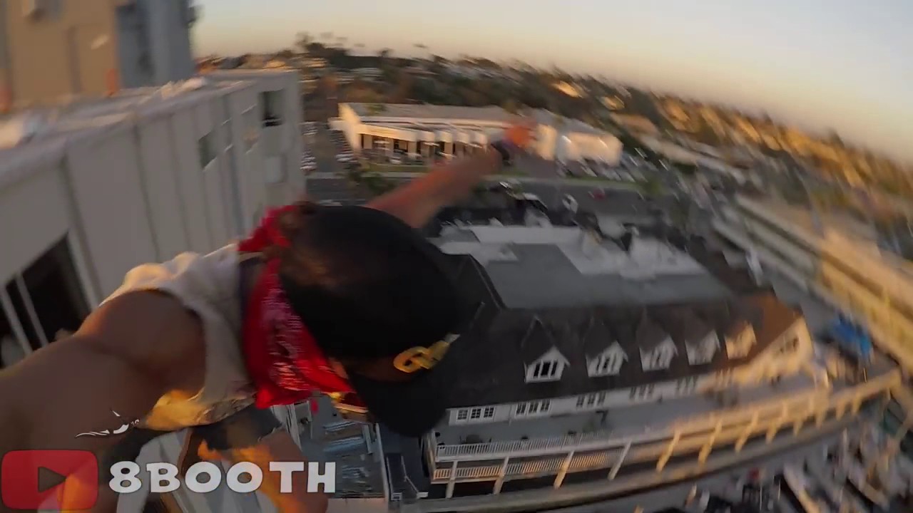 Guy Jumps Off Eight-Story Building, Almost Misses The Water