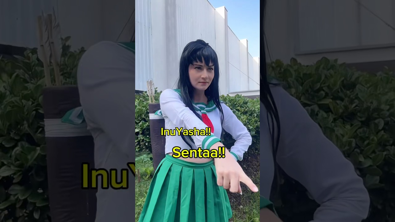 InuYasha Osuwarii!! #inuyasha #kagomecosplay #cosplaygirl