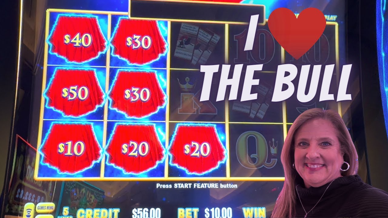 I Love THE BULL! #slots #casino #slotmachine - YouTube