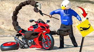 I Found and Restored a Scorpion Big Bike sa GTA 5! screenshot 4